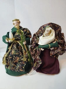 Vintage Rare Telco Motion-ettes Animated Nativity Joseph, Mary & Baby Jesus - Picture 1 of 23