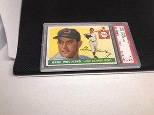 1955 Topps Baseball #190 Gene Woodling Baltimore Orioles PSA 5 EX - Bild 1 von 2