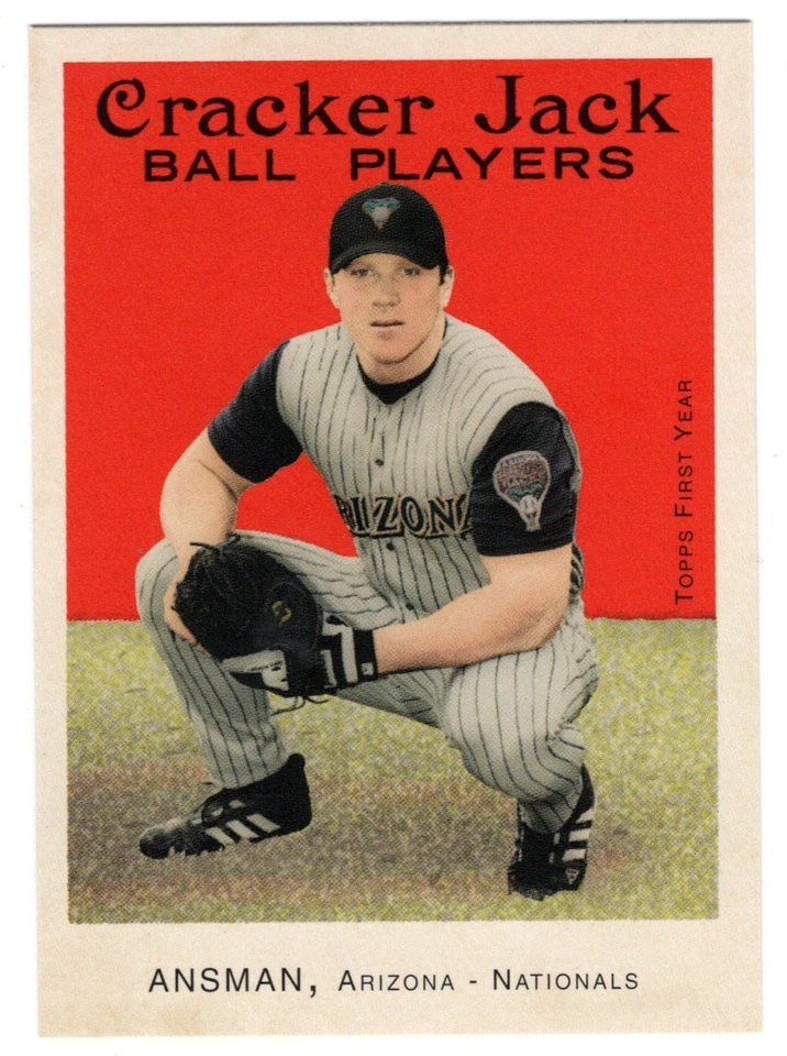 Craig Ansman - Arizona  Mini Sticker - 2004 Topps Cracker Jack Baseball # 202 MT - Image 1 of 1