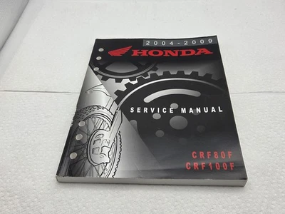 Honda CRF80F CRF100F 2004 2005 2006 2007 2008 2009 manual de servicio reparación OEM Foto 1 de 4