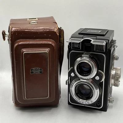 Zeiss Ikon Ikoflex Camera 75mm F/3.5 Twin Lens TLR Design - Photo 1/4