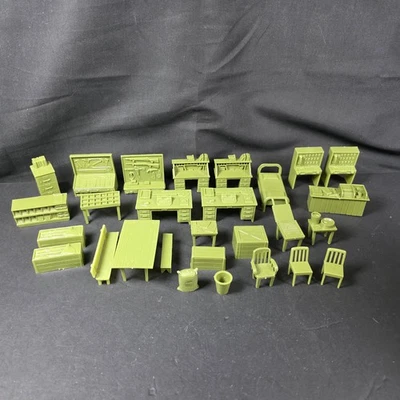 Juego de piezas de plástico BMC Marx Militar Base Camp (28 piezas) Foto 1 de 4