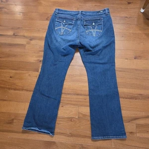 WOMENS KUT FROM THE KLOTH BOOTCUT BLUE DENIM STRETCH JEAN SZ 20W X  32 - Picture 1 of 12