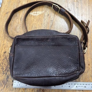 Portland 100% Cuero Bolso para Cámara Cartera Bandolera Correa Marrón Mediano Granja Fresco - Imagen 1 de 11
