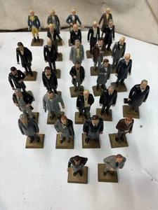LOTE De 32 Figuras De Presidentes De Estados Unidos MARX Años 60 De Colección - Imagen 1 de 8
