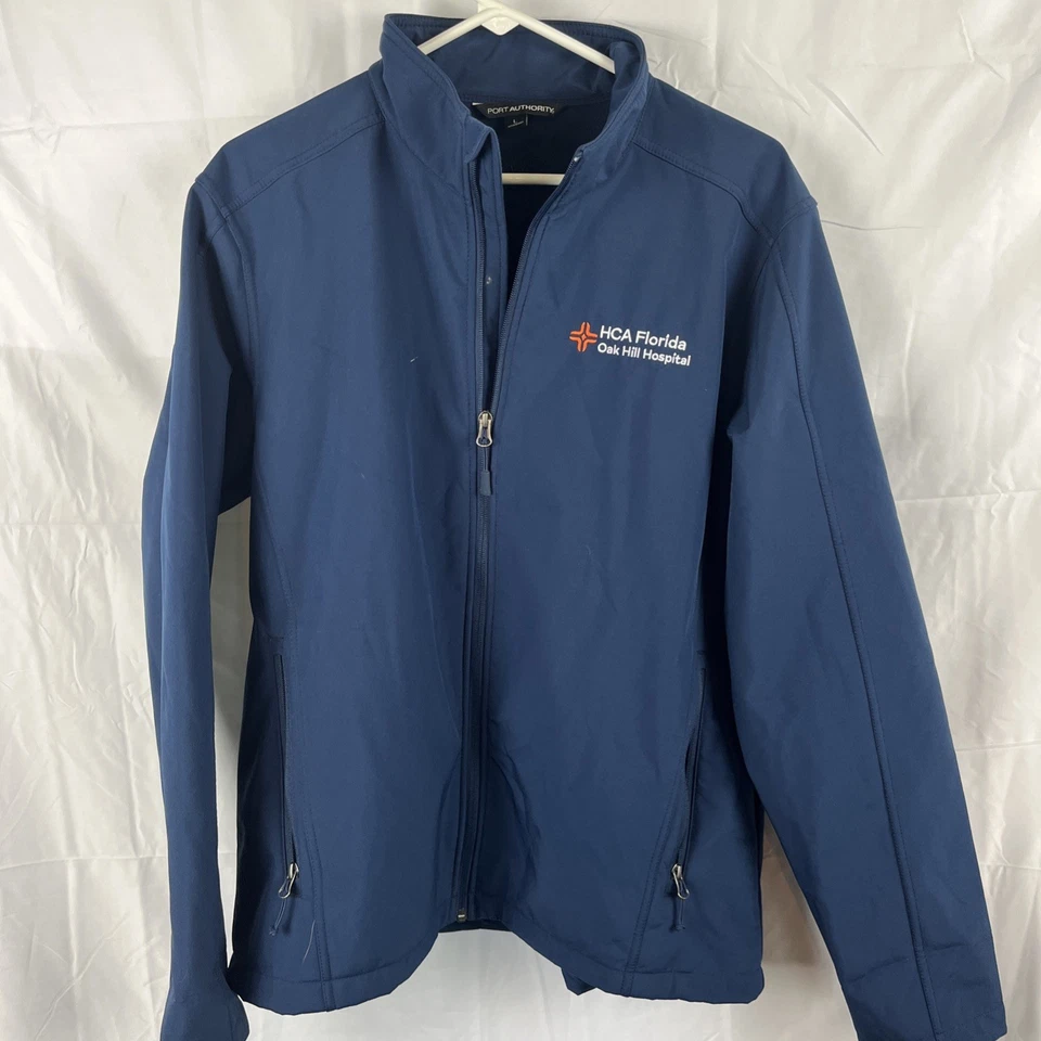 Chaqueta Port Authority Azul Forrada de Vellón Cremallera Completa Talla Grande Hca Florida Foto 1 de 4