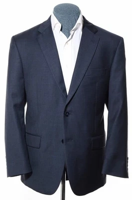 Chaqueta Abrigo Deportivo Blazer 42S Short Jos A Bank Travelers Azul Oscuro Lana Worsted Foto 1 de 4