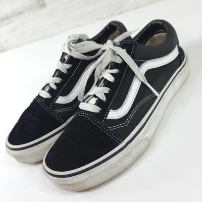 ZAPATILLAS DE GAMUZA VANS NEGRAS DE LONA PARA NIÑOS GRANDES TALLA EE. UU. 4,5 EE. UU. NIÑAS GRANDES TALLA 6,0... Foto 1 de 4