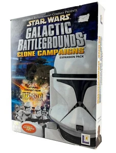 Star Wars Galactic Battlegrounds Clone Campaigns Game Expansion Pack Big Box - Picture 1 of 6