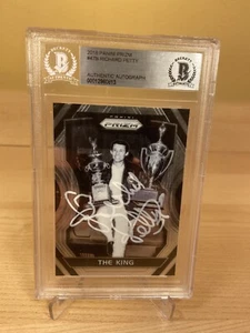 Richard Petty Panini Prizm Autographed Signed Beckett BAS Slabbed Card COA - Photo 1/5