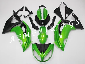 Green Black ABS Injection Mold Bodywork Fairing Kit for Ninja650 ER-6F 2012-2016 - Picture 1 of 7
