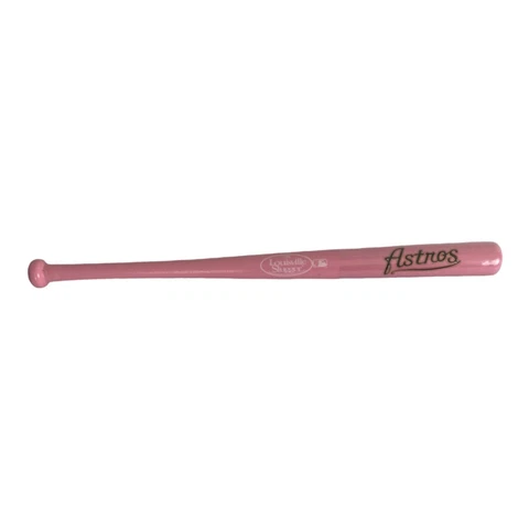 Houston Astros Mini Bat Louisville Slugger Pink  18" Cancer NEW Cover