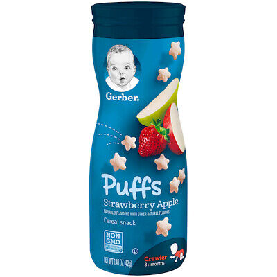 Gerber Puffs - Snacks De Cereales Para Bebés - Melocotón - 1,48 Oz (42 G) • 34.31€