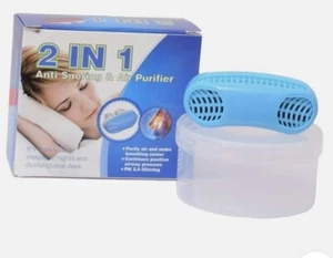 2 in 1 Anti Snoring Device and Air Purifier Sleep Device -2pc - NIP - Picture 1 of 2