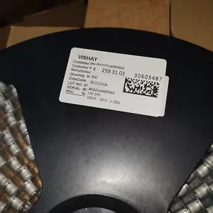 20X VISHAY 100uF 25V Radiale ELKO alluminio, lattina - SMD - 1500H@125°C - Foto 1 di 3