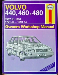 Volvo 440, 460 & 480 (petrol) Haynes Workshop Manual, 1987 - 1992. - Picture 1 of 5