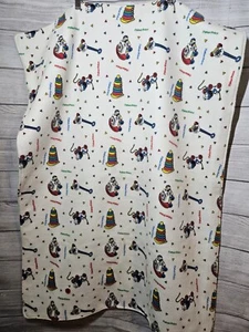 Vintage HANDMADE Fisher Price Blanket with Days Of the Week Embroidery - 1970s - Picture 1 of 16