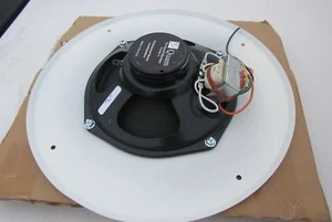 Quam C5 C5/B70/W 8" 8 Ohm Techo Redondo PA Altavoz Tornillo HW Deflector 4W-70V 98 dB - Imagen 1 de 5