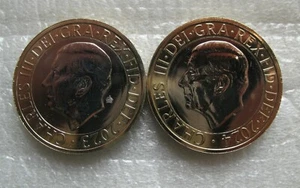 Great Britain UK 2023 Privy Mark+2024 2 Pounds Bi-metallic Coin King Charles III - Picture 1 of 2