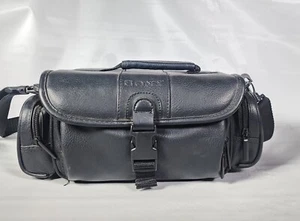 Sony LCS-VA3 Universal Handycam Camcorder Leather Carrying Case  - Picture 1 of 5