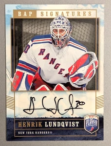 Henrik Lundqvist 2006-07 Upper Deck Be A Player Signatures Auto #HL Rangers - Imagen 1 de 2