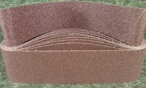 10 pz NASTRO ABRASIVO GRANA 4 " X 36" 80 giunto testa carta vetrata made in USA retro panno - Foto 1 di 1