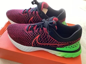 NWB Mens Nike React Infinity Run Flyknit 3 Size 11.5 DH5392-003 - Picture 1 of 6