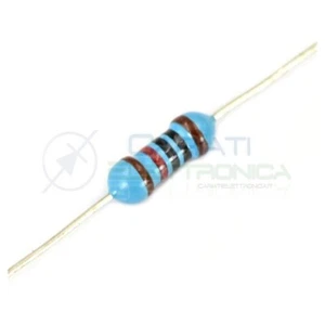 20 PEZZI DI RESISTENZE STRATO METALLICO 3,3 ohm 1/4W 0,25 WATT 1% RESISTENZA 3,3 - Foto 1 di 1
