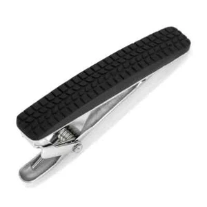 Stainless Steel Carbon Fiber Tire Tread Tie Clip - Picture 1 of 4