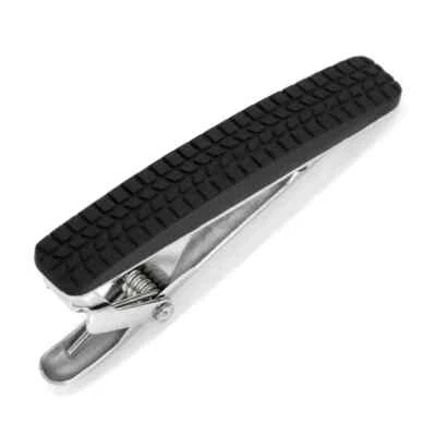 Stainless Steel Carbon Fiber Tire Tread Tie Clip - Image 1 of 4