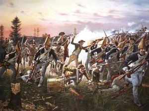 Don Troiani print, Breymann's Redoubt, Battle of Saratoga, 1777 - Picture 1 of 1