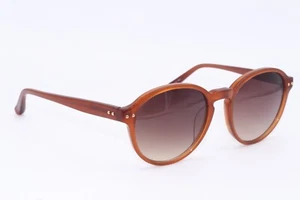 NEW LINDA FARROW LUXE LFL/40/11 CLEAR BROWN GRADIENT AUTHENTIC SUNGLASSES 51-19 - Picture 1 of 4