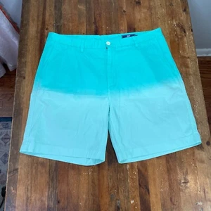 Vineyard Vines Shorts Mens 38 Green Ombre Chino Casual Preppy Island - Picture 1 of 16