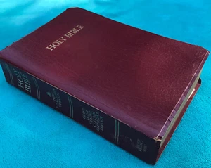 Bibel NKJV Riesendruck roter Buchstabe Mittelsäule Referenz Nelson 991BG Fehler - Bild 1 von 12