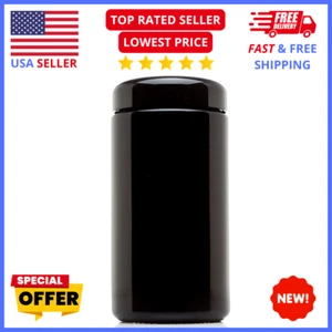 Infinity Jars 500ml Black Glass Jar UV Airtight Smell Proof - Long Term Storage - Picture 1 of 9