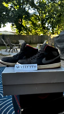 Talla 9 - Air Jordan 1 Mid Cool Gris Gimnasio Rojo Foto 1 de 4