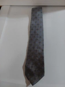 Corbata Brooke Brothers 346 100 % azul seda/gris  - Imagen 1 de 4