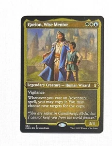 Gorion, Wise Mentor ~ Magic MTG: Battle for Baldur's Gate ~ Etched Foil #534 - Bild 1 von 2