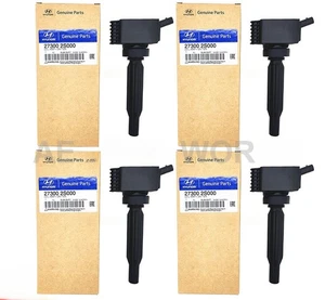 4 X IGNITION COIL FOR Hyundai SONATA TUCSON SANTA FE KIA SORENTO 2.5L 273002S000 - Picture 1 of 6