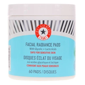 First Aid Beauty Facial Radiance Pads with Glycolic + Lactic Acids 60 ct - Picture 1 of 8