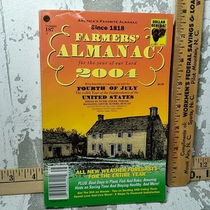 Farmers Almanac 2004 Paperback Vintage Book - Picture 1 of 6