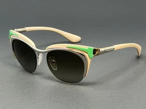 Prada Sonnenbrille PR61O-1BC1X1 beige grün 49 mm Cat Eye Damen Italien authentisch - Bild 1 von 9