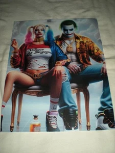 " Harley & Joker " 11" x 8 " Print { ANSEHEN! } - Bild 1 von 1