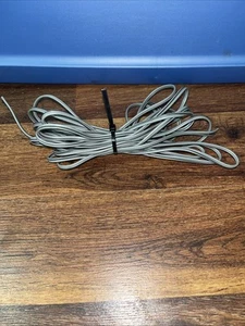 15 Feet of Vintage Copper Black and Gray Sheathed Speaker Wire - Picture 1 of 2