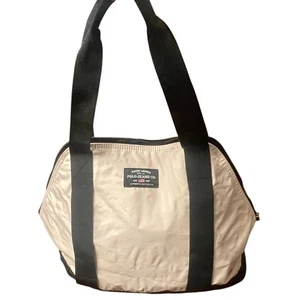 Vintage Polo Jeans Co. Small Tote Nylon Y2K Day Gym Duffel Bag Light Pink Black - Picture 1 of 7