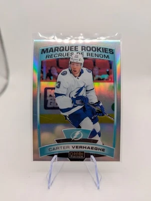 2019-20 O-Pee-Chee Platinum Carter Verhaeghe #155 Marquee Rookies Rainbow  - Image 1 of 2