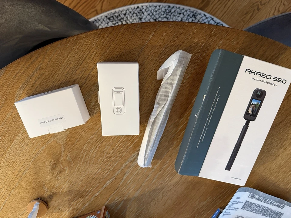 Akaso 360° Action Camera - Immersive 5.7K Video With Invisible Selfie Stick - Image 1 of 4