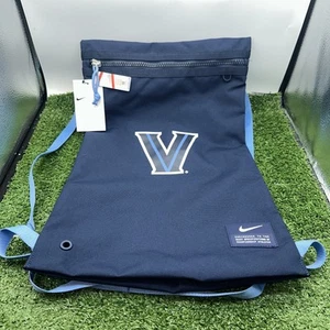 Nike Villanova University Team Issued Utility Gym Bag Backpack Blue Wildcat NEW - Picture 1 of 5