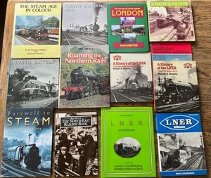 Zestaw 13 vintage brytyjskich książek kolejowych - silniki parowe lokomotywy pociągi - Zdjęcie 1 z 1