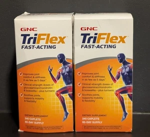 2X GNC TriFlex Fast-Acting Improves Joint Comfort Stiffness 480 caplets Exp 4/26 - Picture 1 of 7